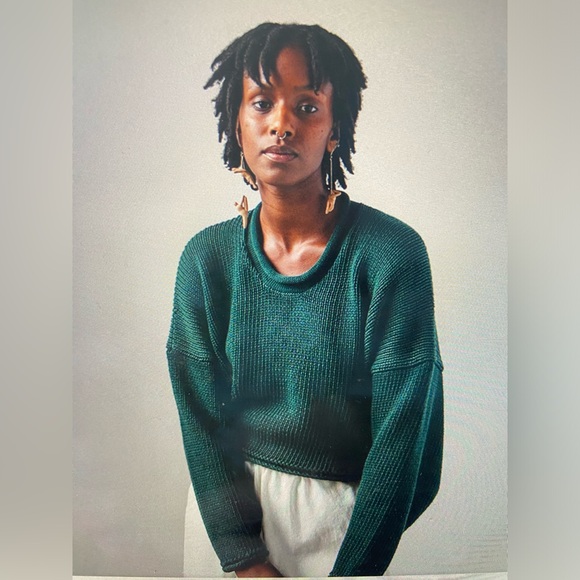 ISO aliya wanek resha sweater - green - Picture 2 of 2